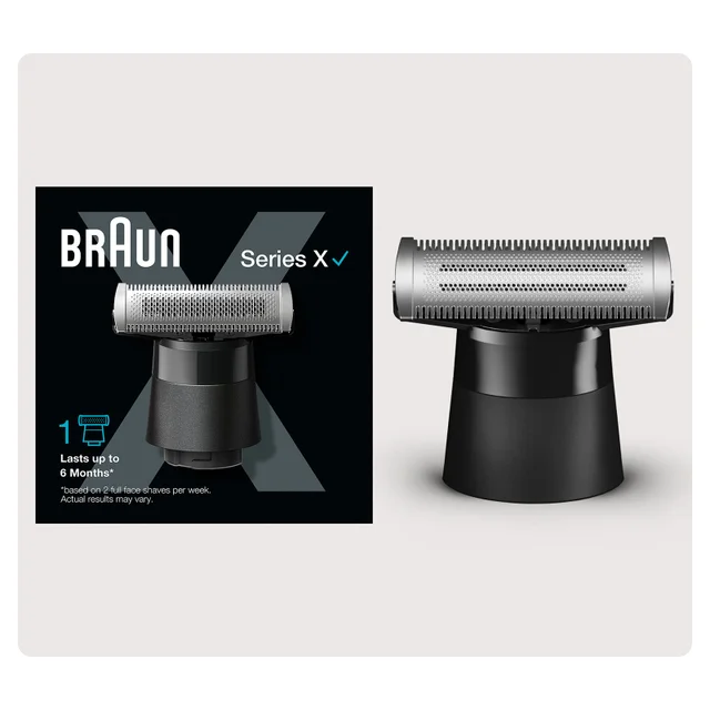 Braun Series X blade, lasts up to 6 months.