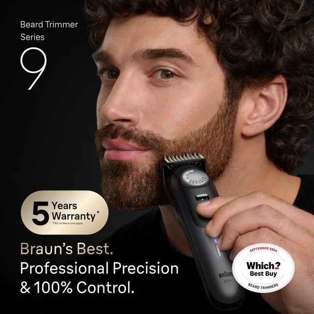 Braun Beard Trimmer Series 9, Which? Best Buy award.
