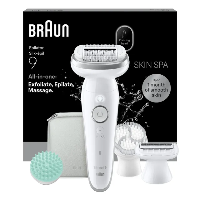 Braun Silk-épil Series 9 9-080 Ladies Epilator for Gentle Hair Removal