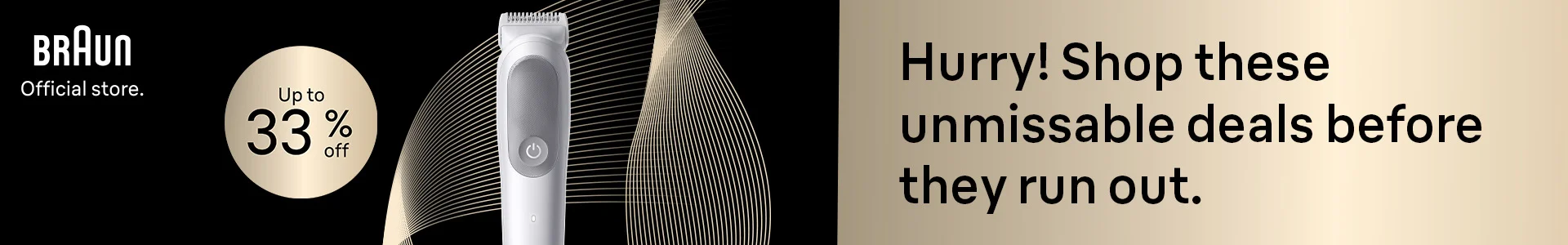 Up to 33% off Hurry Shop these unmissable deals before they run out