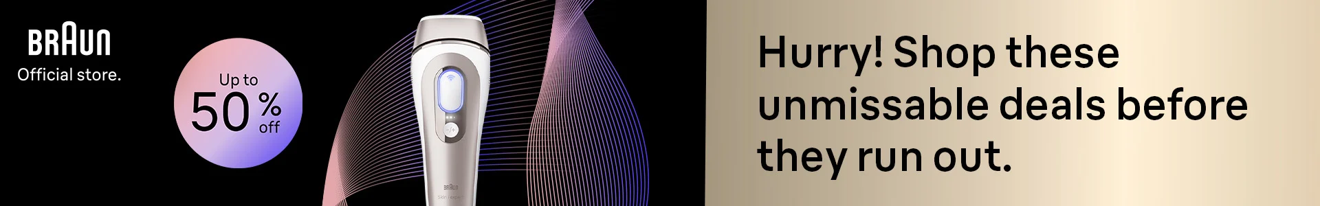 Up to 50% off Hurry Shop these unmissable deals before they run out