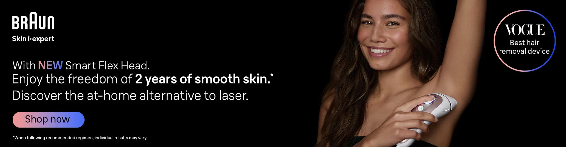 With NEW Smart Flex Head. Enjoy the freedom of 2 years of smooth skin. Shop now.