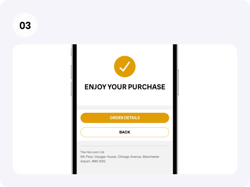 Image showing payment successful