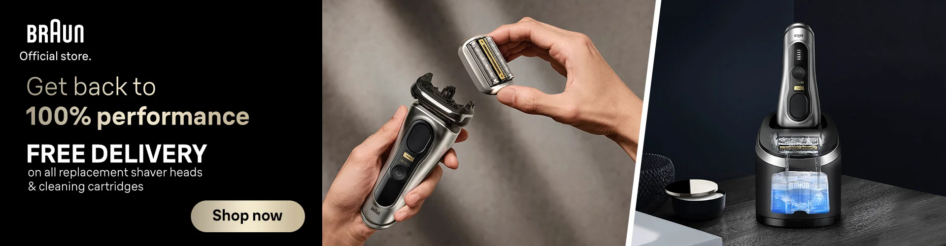 Braun Official Store. Get back to 100% performance Free Delivery on all replacement shaver heads & cleaning cartridges Shop Now